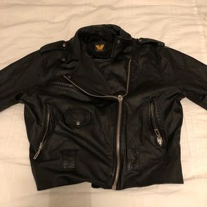 Vintage leather jacket M